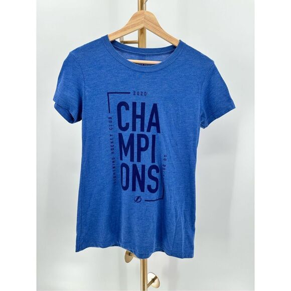 No Brand Tops - Tampa Bay Lightning 2020 Champions Tee